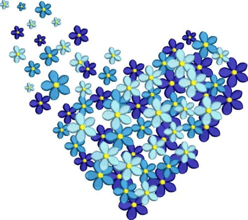 00161-Floral-Heart-10x10