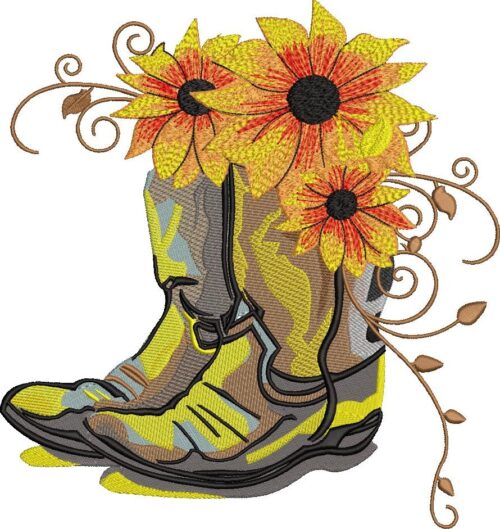 00181-Flowers-in-boots-10x10