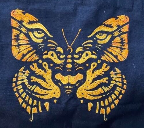 Butterfly-Lion-Illusion-Embroidery-Pattern