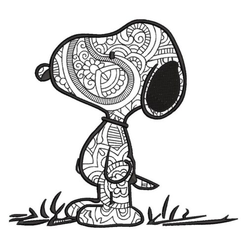 Creative-Snoopy-Mandala