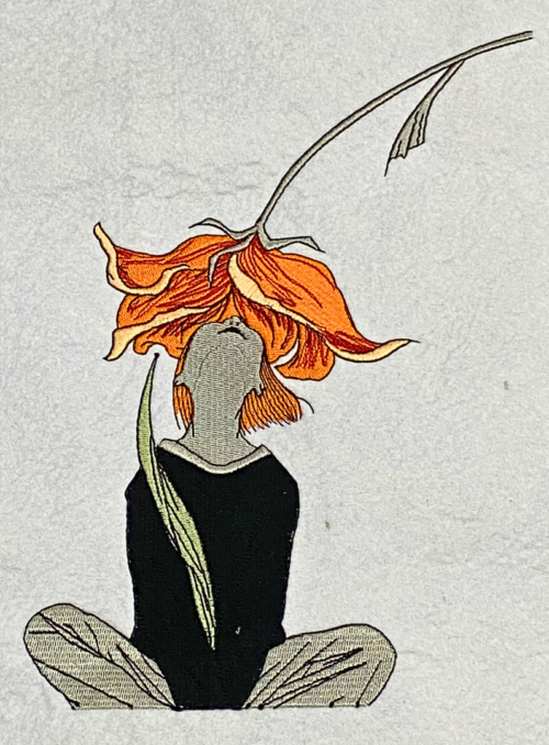 Girl-with-Flower