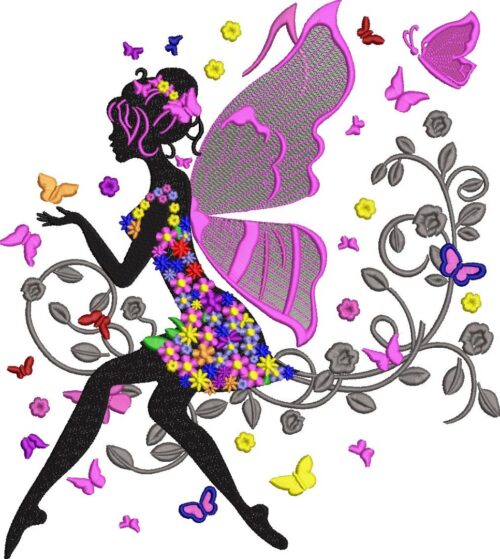 00510-SWORNA-Floral-Fairy-12x12