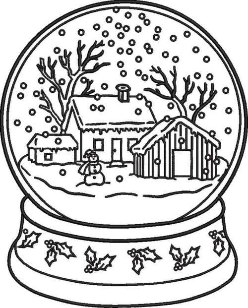 00578-Winter-Glob-Show-piece-Large