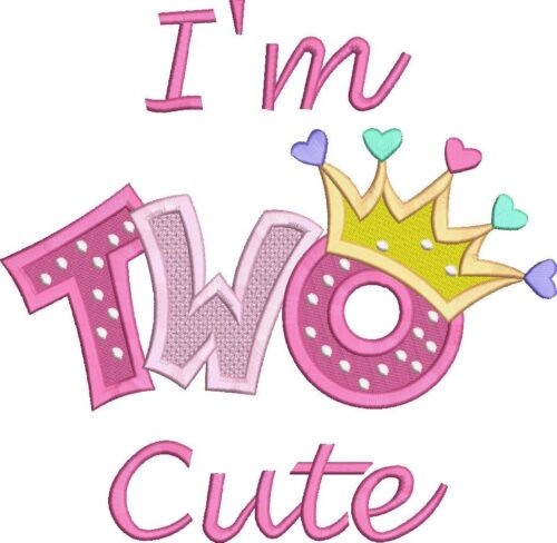 20246-I-am-Two-Cute-Large