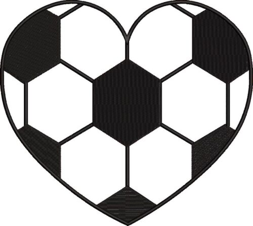 FE00705-Football-heart-10x10