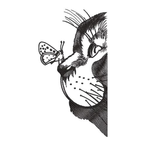FE30393---Cat-And-Butterfly