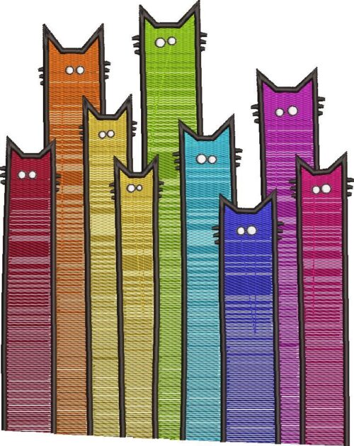 FE01261-Cat-Rainbow-Pattern-10X10