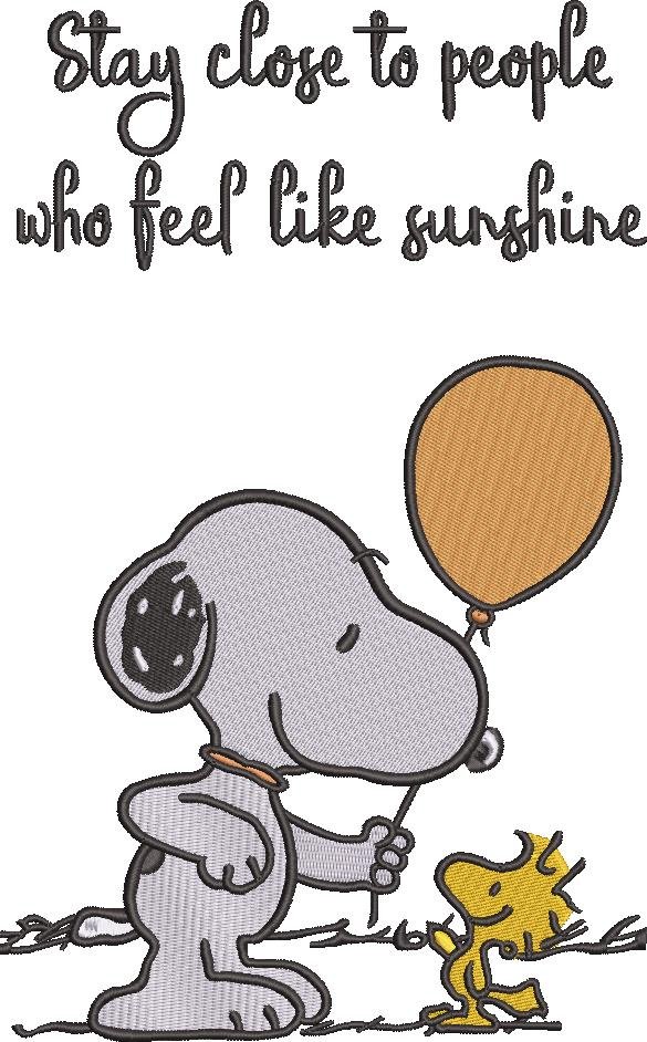 FE01409-Stay-Close-To-People-Snoopy-Quote---10X10