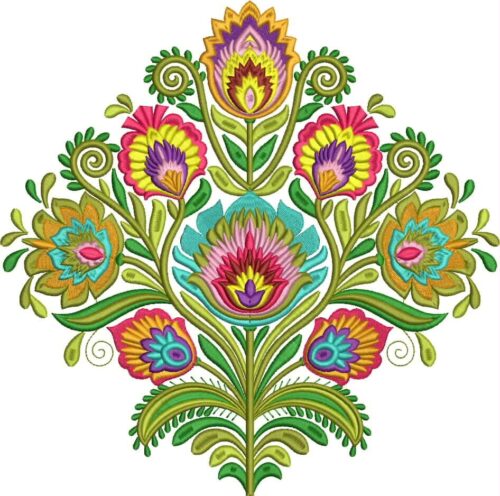 FE40090-Wycinanki-Flower-10x10
