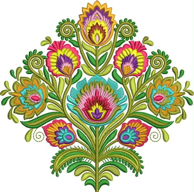 FE40090-Wycinanki-Flower-7x7