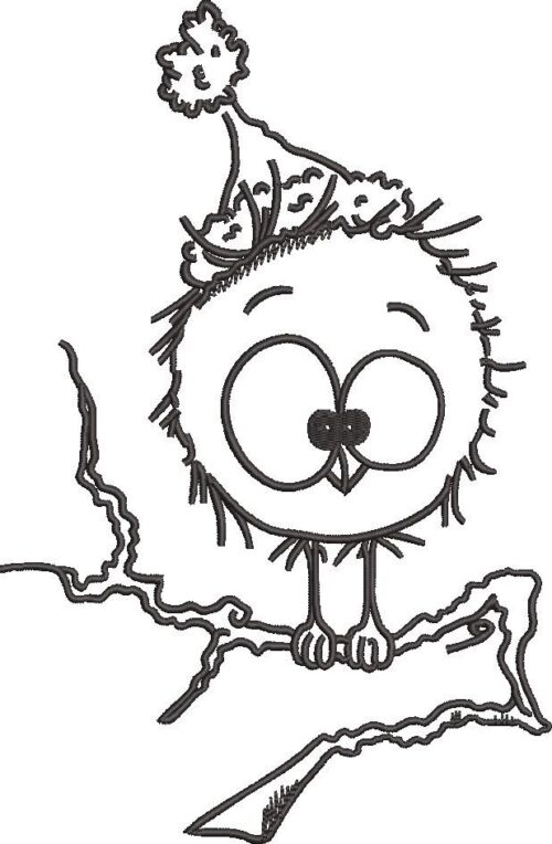 FE01585-Baby-Bird-With-Hat-10X10