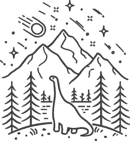 FE01757-Giraffe-In--A-Mountain--10-x-10