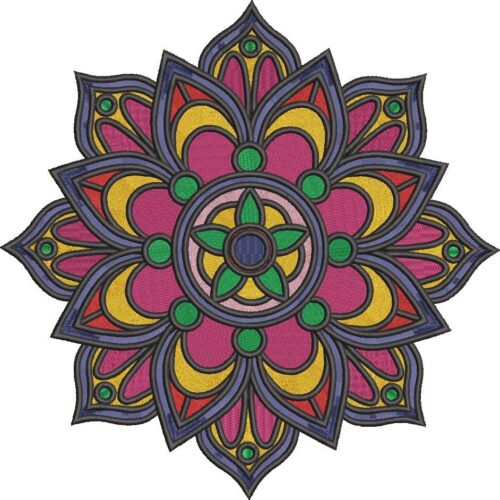 FE40248-Mandala-Flower--10X10
