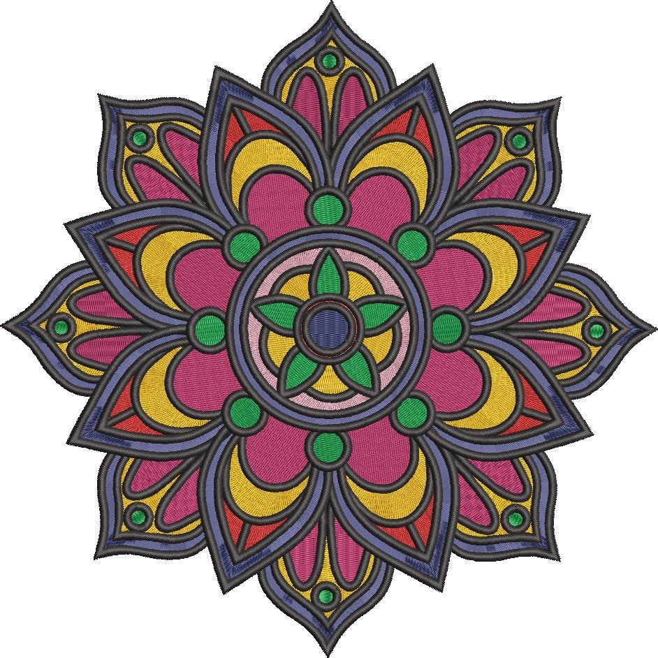 FE40248-Mandala-Flower--10X10