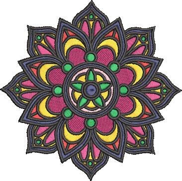 FE40248-Mandala-Flower--4-x-4