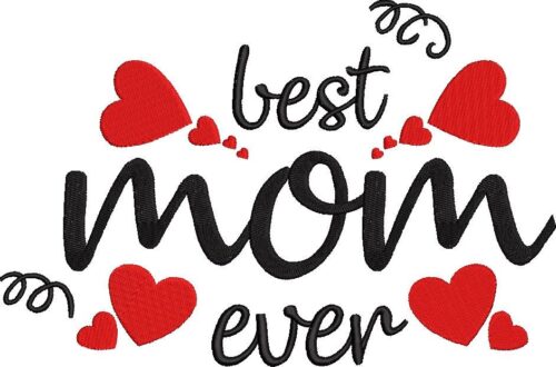 FR0046-Best-Mom-Ever-Wordart-Large