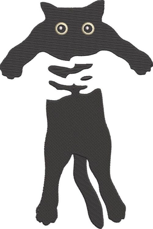FR0084-Cat-Silhouette-10X10