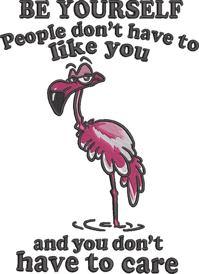 FE01841-Be-Yourself-Flamingo-Quote-10X10