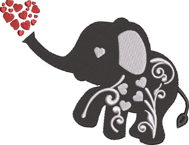 FR0116-Elephant-Silhouette-With-Hearts-5x7