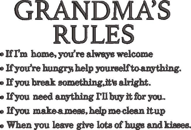 FE01951-Grandma-s-Rules-5X7