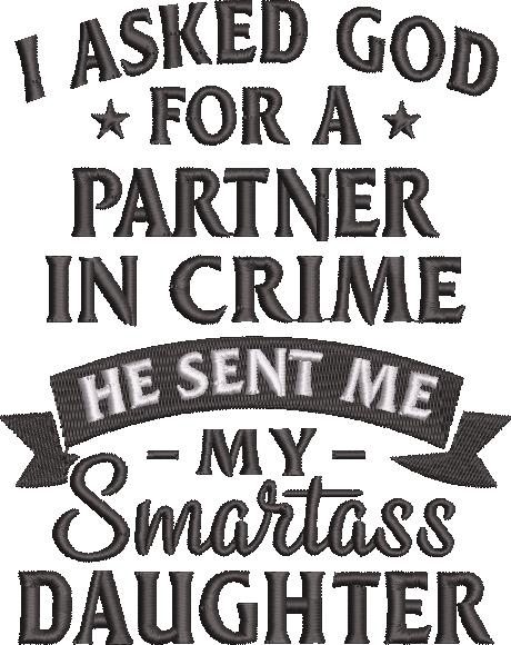 FE01975-Smartass-Daughter-Funny-Quote-5X7