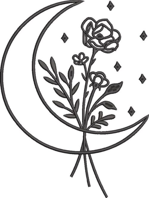 FE40342-Flower-In-Crescent-10X10