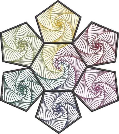 FE40343-Floral-Hexagon-Pattern-10X10