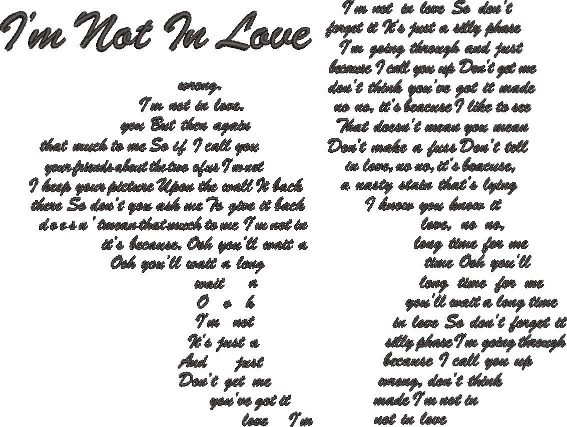 FE02008-I-m-Not-In-Love-12x12