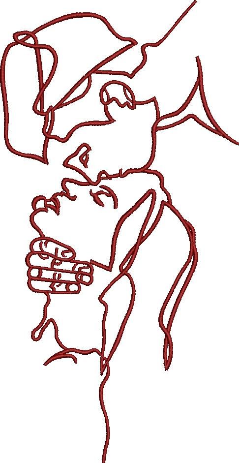 FR0167-Boy-Kissing-Large