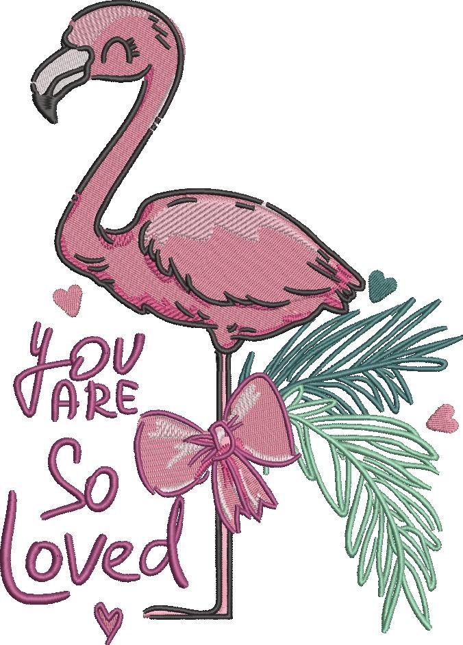 FE02255-You-are-Loved-Flamingo-Self-Love-Quote-10X10