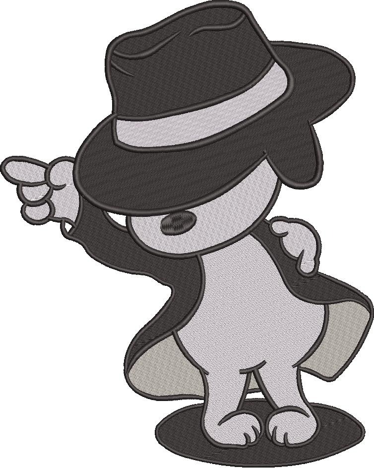 FE02035-Snoopy-Michael-Jackson-Moonwalk-Dance-001-10X10