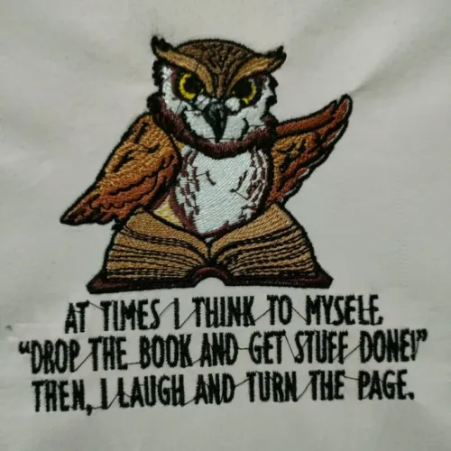 Book Owl Relatable Reading Quote