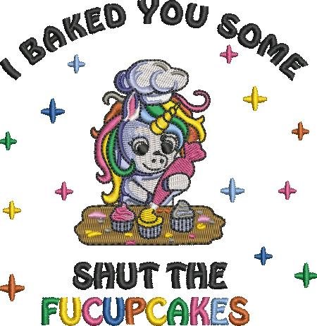 FE02486-Shut-The-Fucupcakes-Funny-Unicorn-Quote-5X5