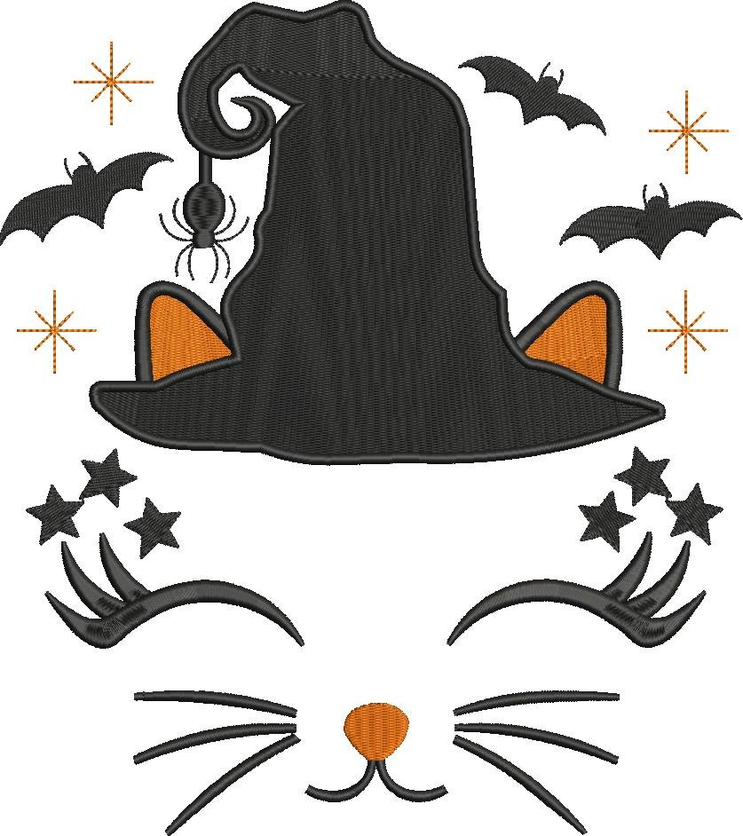 FE20915-Halloween-Cat-Witch-Face-10X10