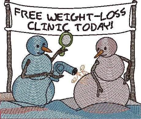 FE02510-Weight-Loss-Snowman-Quote-5x5