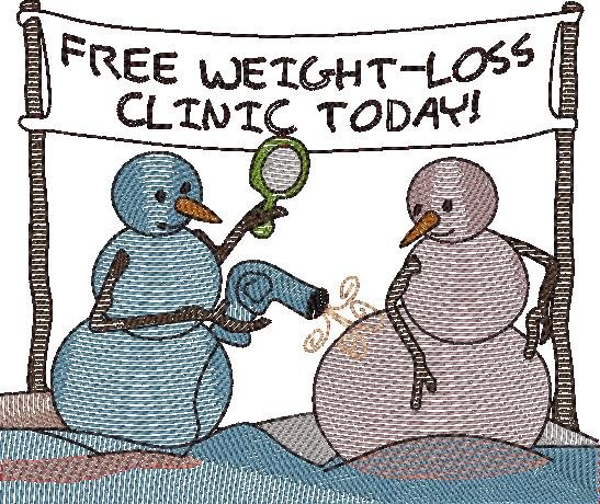 FE02510-Weight-Loss-Snowman-Quote-5x7