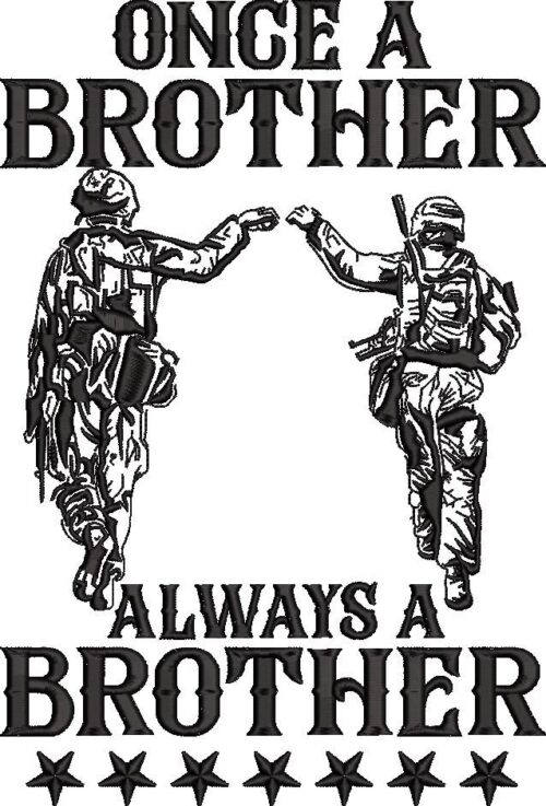 FE02518-Once-A-Brother-Always-A-Brother-10x10