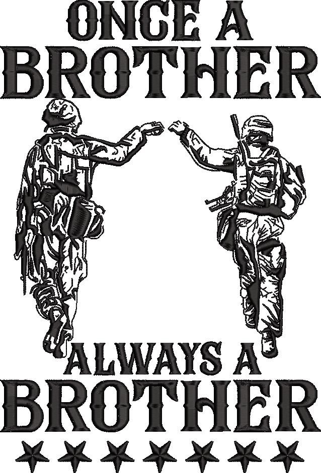 FE02518-Once-A-Brother-Always-A-Brother-10x10
