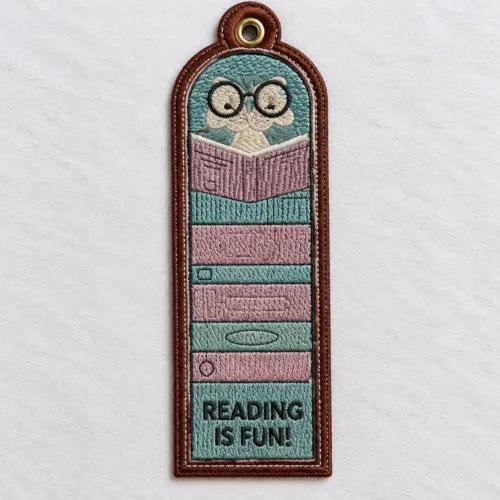 Reading Is Fun Owl keyfob