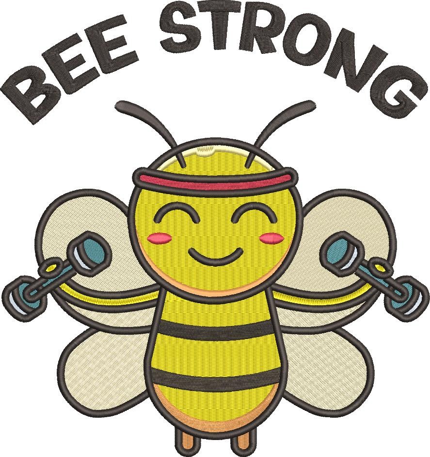FEO854-Bee-Strong-10X10
