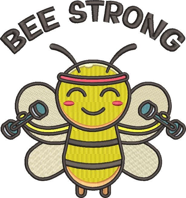 FEO854-Bee-Strong-7x7