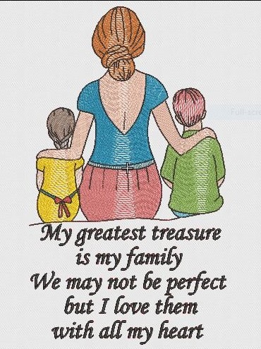 FEO749-My-Greatest-Treasure-Is-My-Family-10x10