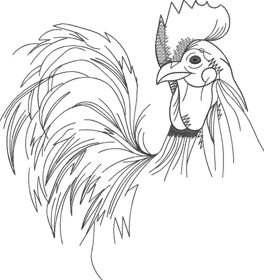 FE02928-Rooster-Line-Art-Large