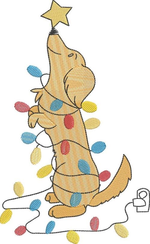 FE02942-Dachshund-Christmas-Dog-Large