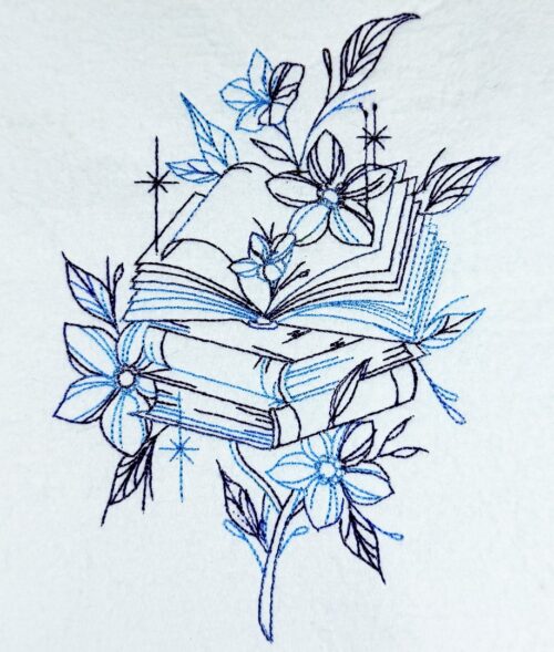 Floral-Book-Stack-Line-Art-1