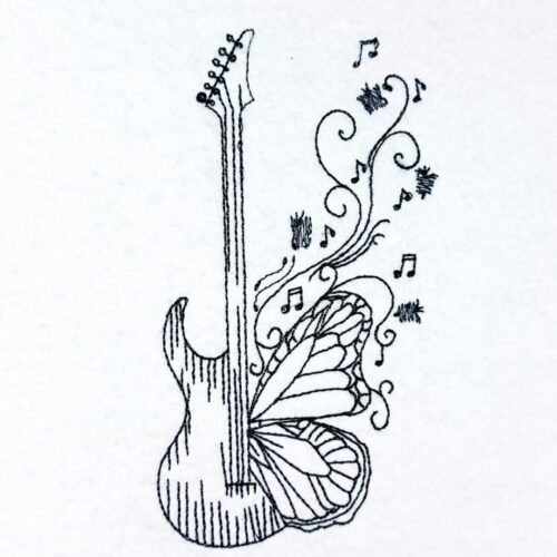 Guitar-Butterfly-Art