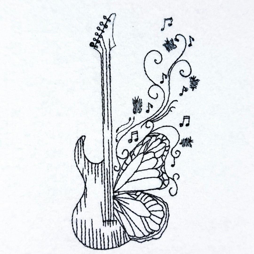 Guitar-Butterfly-Art