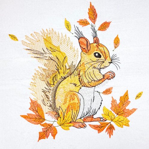 Squirrel-In-Autumn
