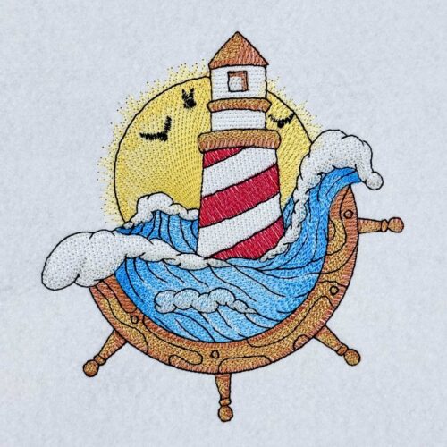 FE03718-Light-House-In-Ship-Handle-Machine-Embroidery-(3)