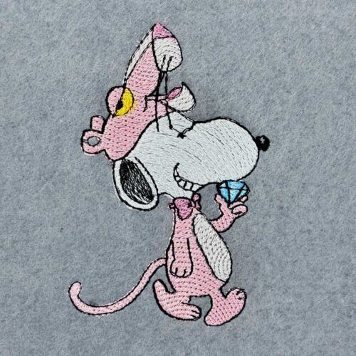 FE03869-Nosey-Dog-as-Pink-Panther-Machine-Embroidery-(2)